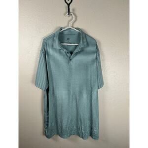 Champion Dri-Fit Polo Striped Shirt Men's Size XXL Athletic Sports Golf Outdoors